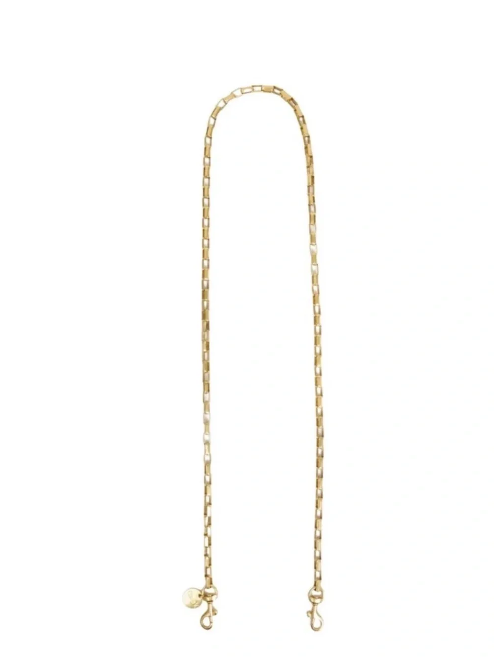 Gold Box Chain Crossbody Strap